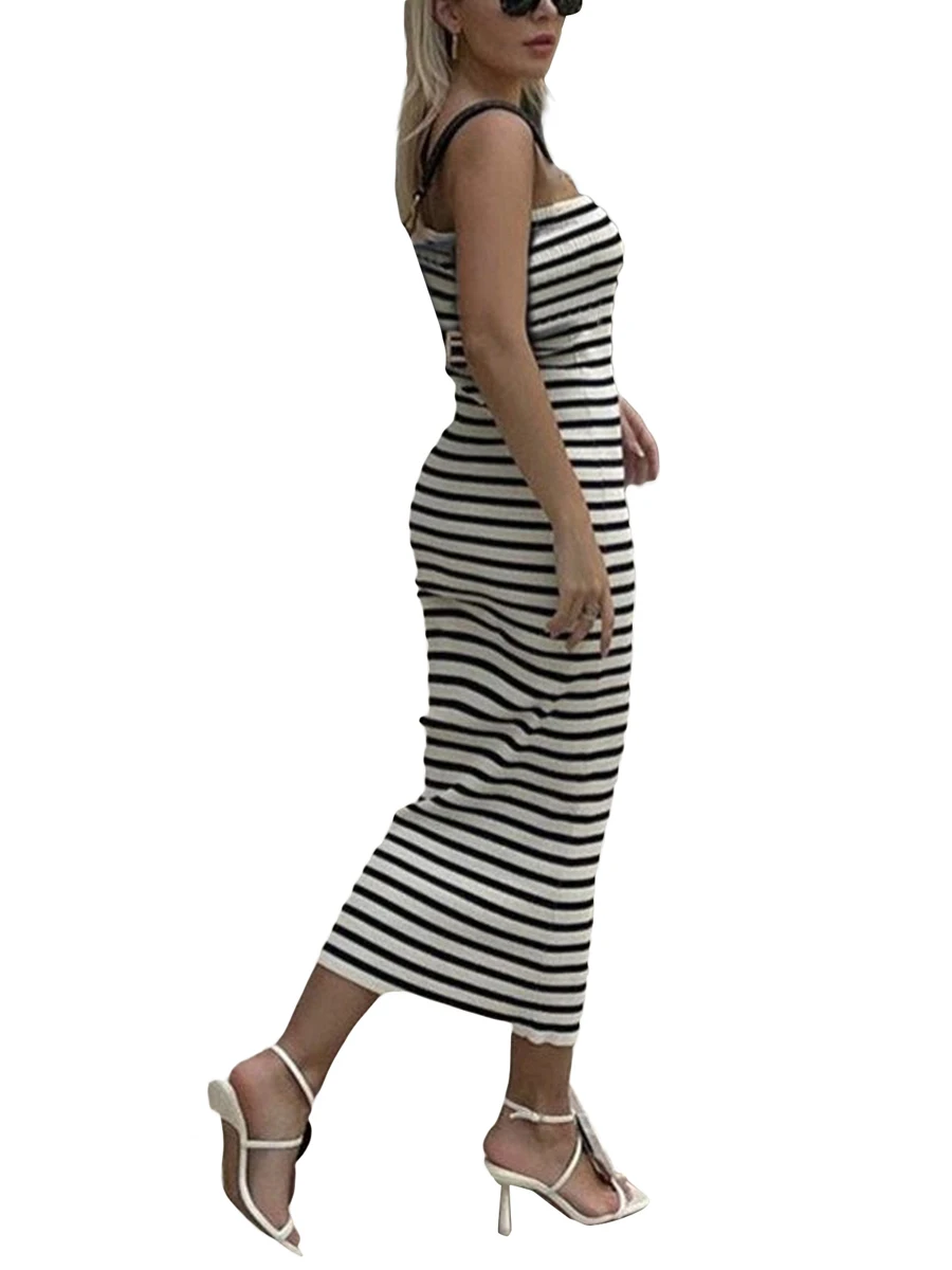 

Women s Off Shoulder Maxi Dress Summer Floral Print Ruffle Sleeveless Beachwear Long Boho Dress