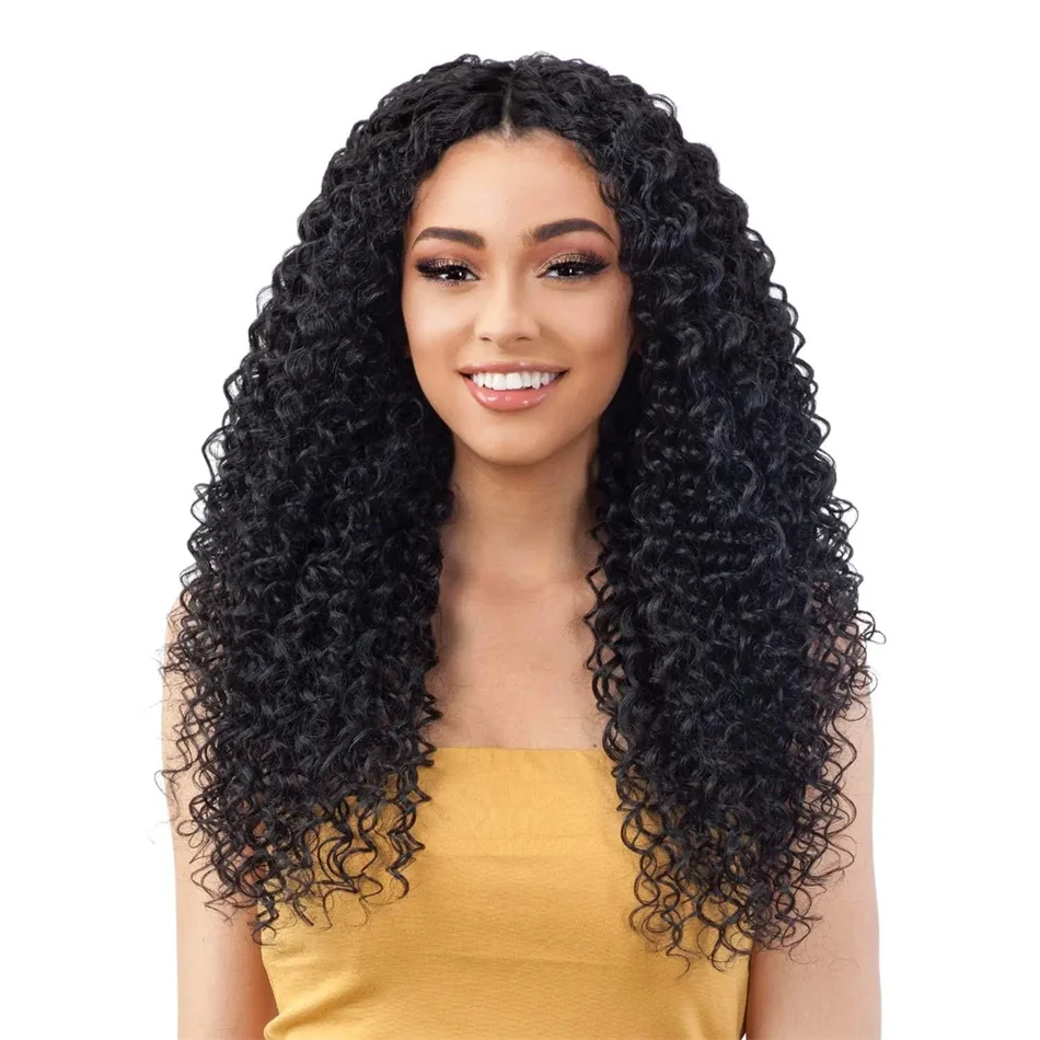 

Peruvian 10A Water Wave Bundles Unprocessed Curly Human Hair Bundles Weave Remy Water Wave Hair Extensions No Tangle 12-30
