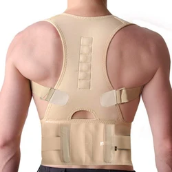 Posture Corrector Magnetic Therapy Posture Corrector Brace Adjustable Shoulder Back Brace Support Belt Pain Relief Back Pain