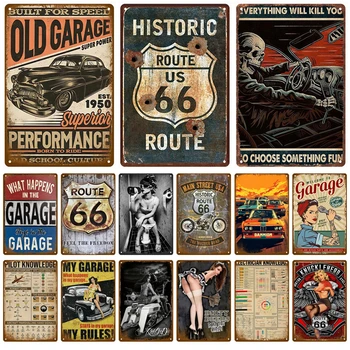 Vintage Racing Metal Sign 1