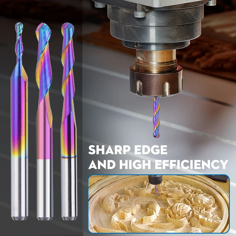 Рисунок 5 - XCAN Фреза двухзаходная сферическая для алюминия 3