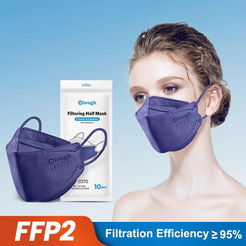ffp2 mask Black 3D kn95  Adults fpp2 approved kn95 CE Respirator Filter Mouth Mask ffp2 reutilizable ffp2 masks 10/50/100pcs 4