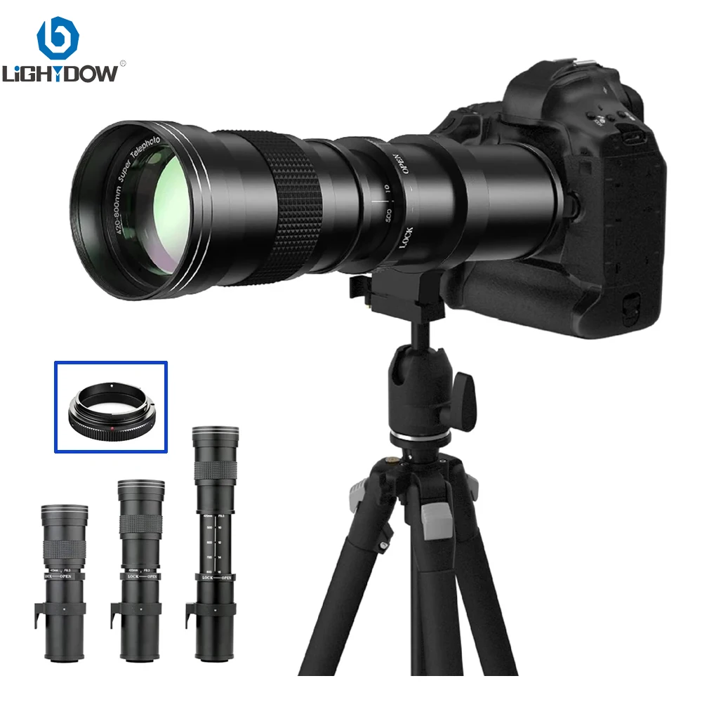 Lightdow-420-800-mm-f-8-3-manuelles-Telezoomobjektiv-f-r-Canon-R-R3-R5 ...