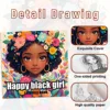 Black Beauty Coloring Book - Thick Pages for Creative Expression, Perfect for Dark-Skinned Girls 5