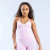 Impact Longline Strappy Gym Top With Logo Backless Gym Clothes Women Scrunch Built-in Bra With Removable Cups Yoga Tank Tops 4