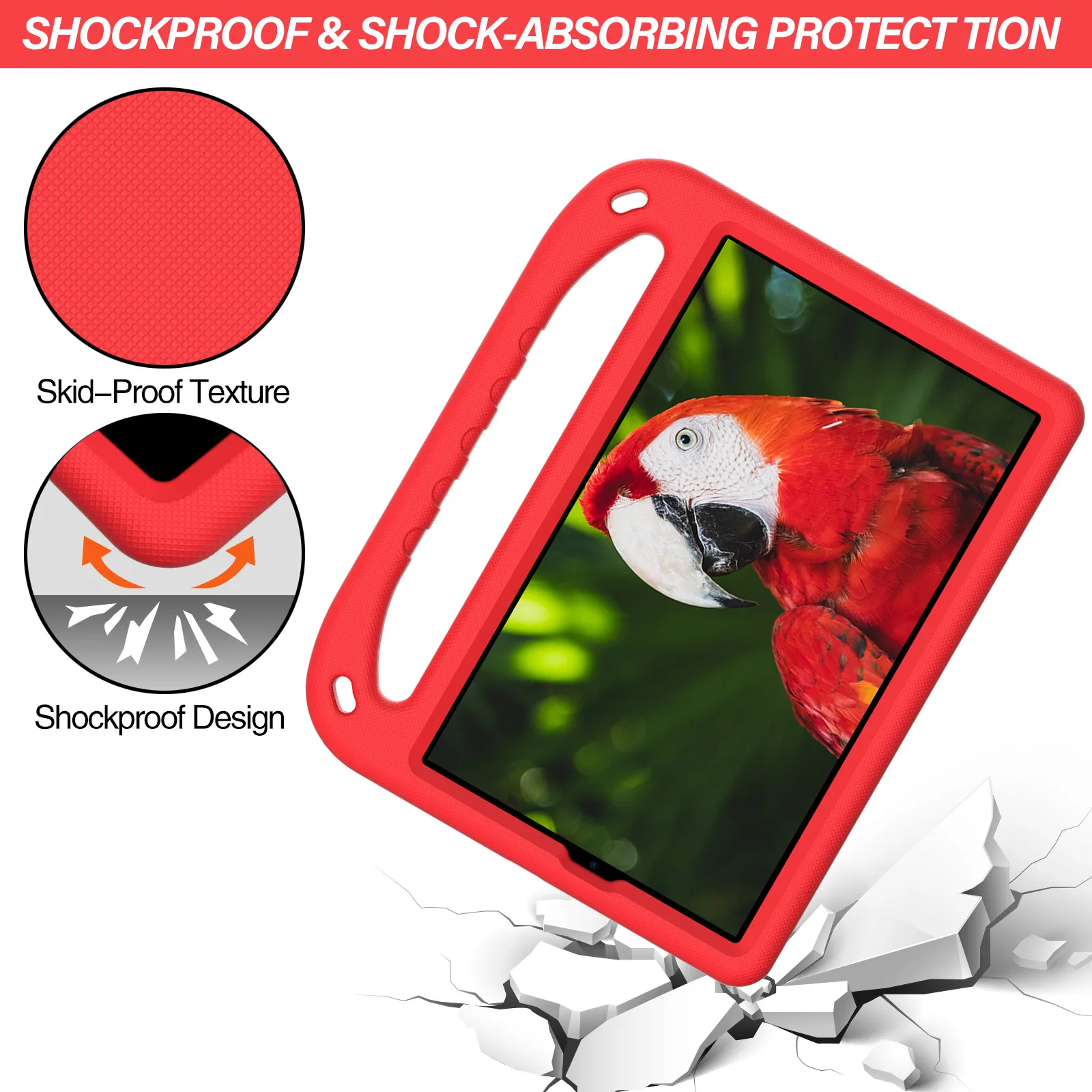 For Tablet Lenovo Tab M10 TB-X606/X605/X505/X705/X306 M8 TB-8505 Case Hand-held Soft Drop-proof Kids EVA Holder Cover Funda