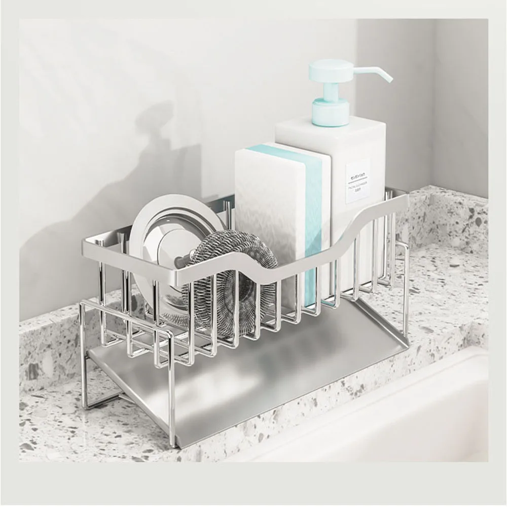 

Storage Organizer Kitchen Sink Organizer Kitchen Kitchen Sink Caddy Shelf Sink Shelf Sponge Holder Kitchen Sponge Holder