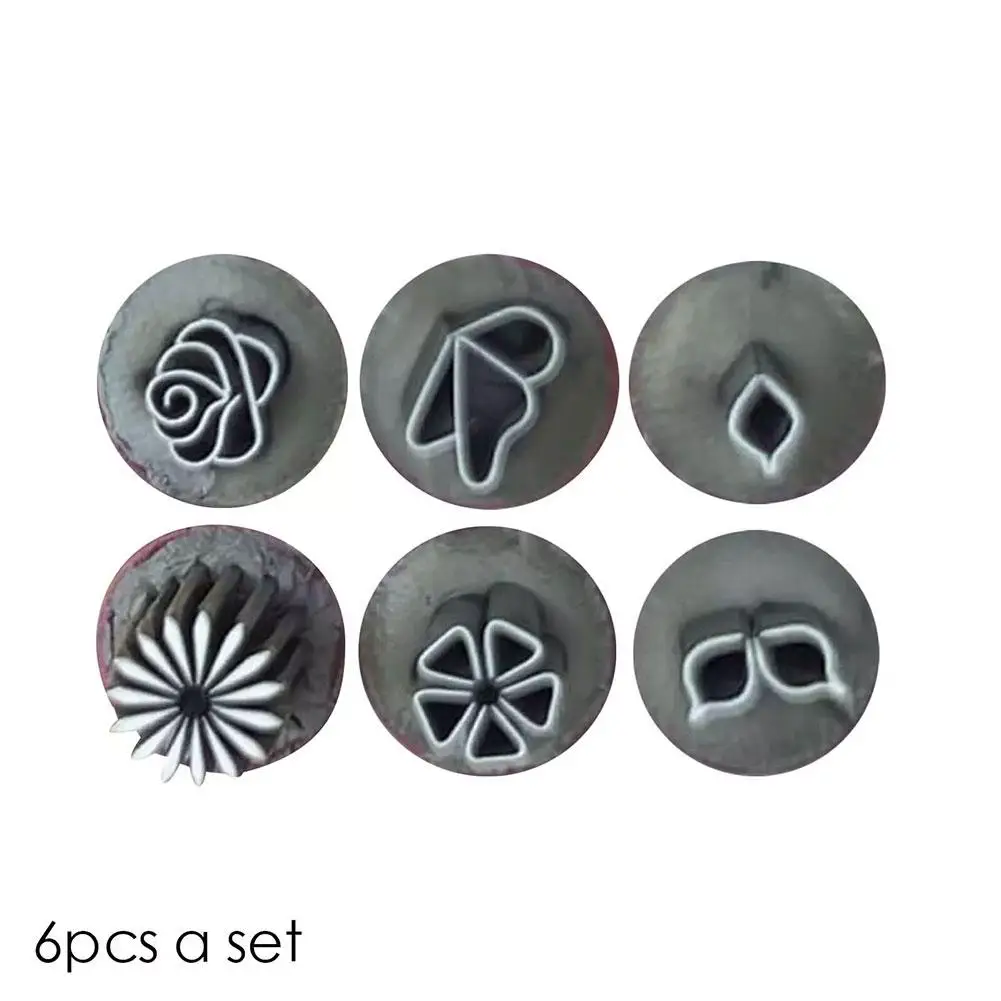 6pcs Dual Head Silicone Stamper Scraper Set Nail Brush Gel Polish Stamping Plate Transfer Template Pen Image Stencil Tools