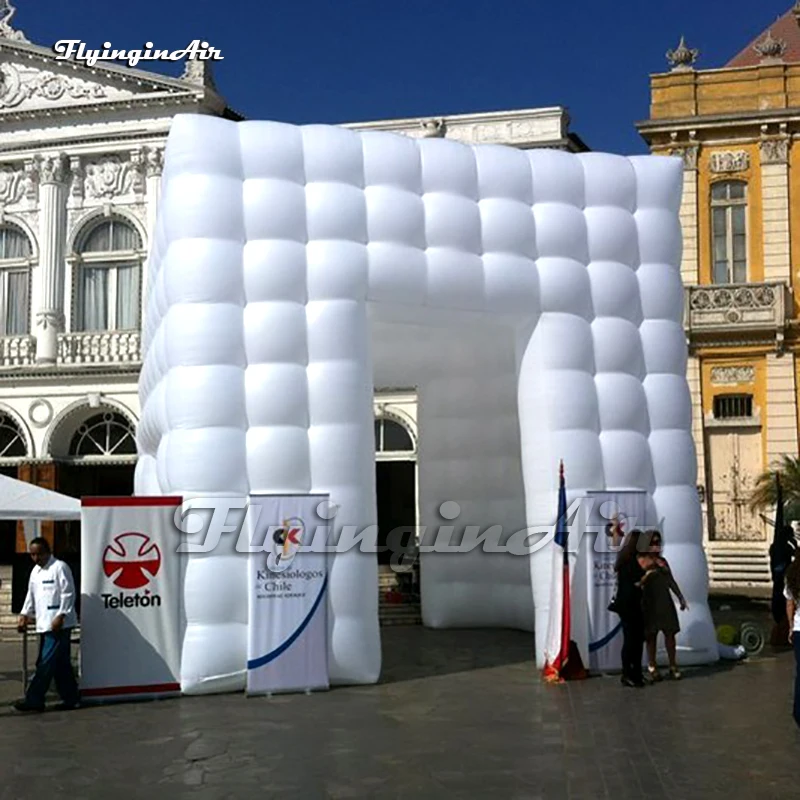 

Outdoor Large White Advertising Inflatable Marquee Tent Portable Cube House With 2 Doors For Exhibition