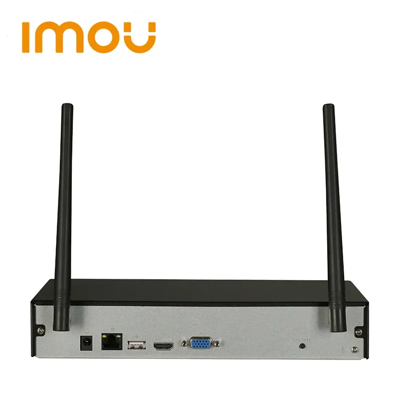 IMOU 1080P 4CH Wi-Fi Wireless NVR Resolution Strong Metal Shell Conforms to ONVIF Standards network video recorder