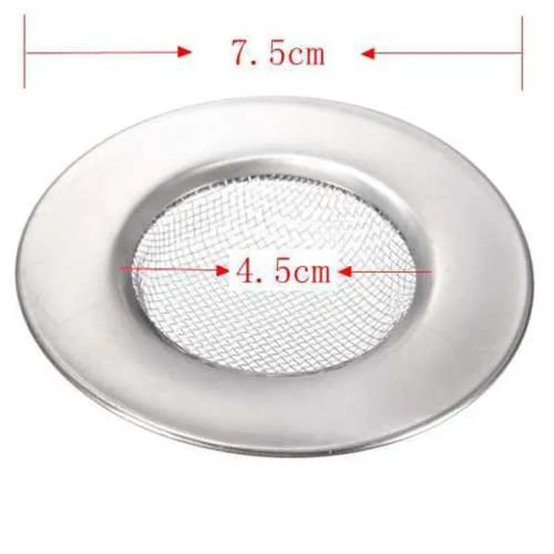 LINSBAYWU Stainless Steel Bathtub Hair Catcher Stopper Shower Drain Hole Filter Trap Kitchen Metal Sink Strainer Floor Drain