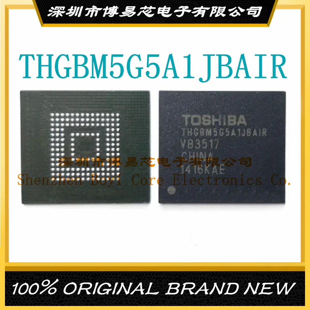 THGBM5G5A1JBAIR BGA153 ball EMMC4GB 4.5 LCD TV repair memory chip 1pcs lot new originai sdin8de2 4g xi sdin8de2 4g sdin8de2 bga153 emmc memory chip cache chip