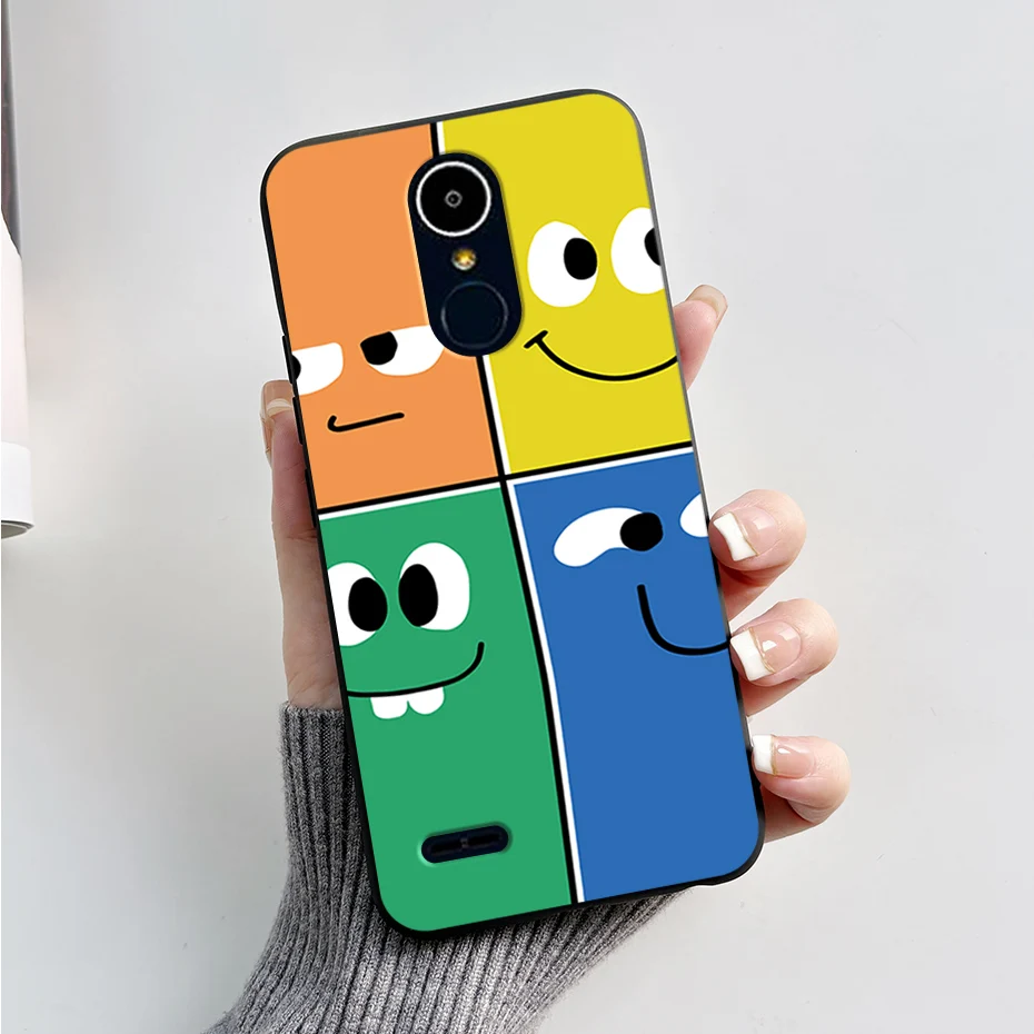 Soft Cute Cartoon Silicone Black Shockproof Case Cover