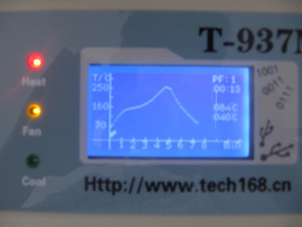 Desktop Lead-free Infrared IC Heater Reflow Solder Oven Hot Air  CirculationBGA SMD SMT Rework Station Reflow Oven PUHUI T-937