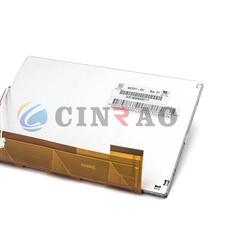 GPS 탐색을 위한 7 인치 800*480 CMO LCD 디스플레이 G070Y1-T01 자동차 스크린 패널 CCFL