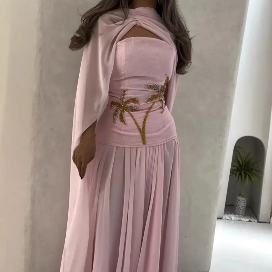 مثير شال شانتونغ مطرز ثوب مسائي للنساء في الشرق ال...