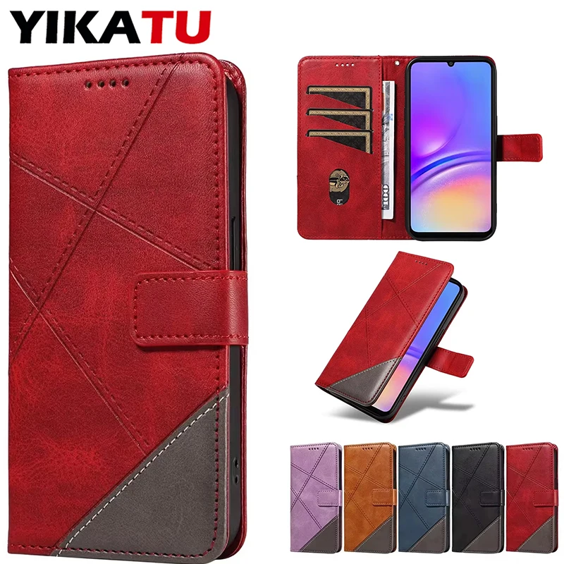 Xiaomi Magnetic Leather Wallet Case - Anti-Theft Brush Flip Cover