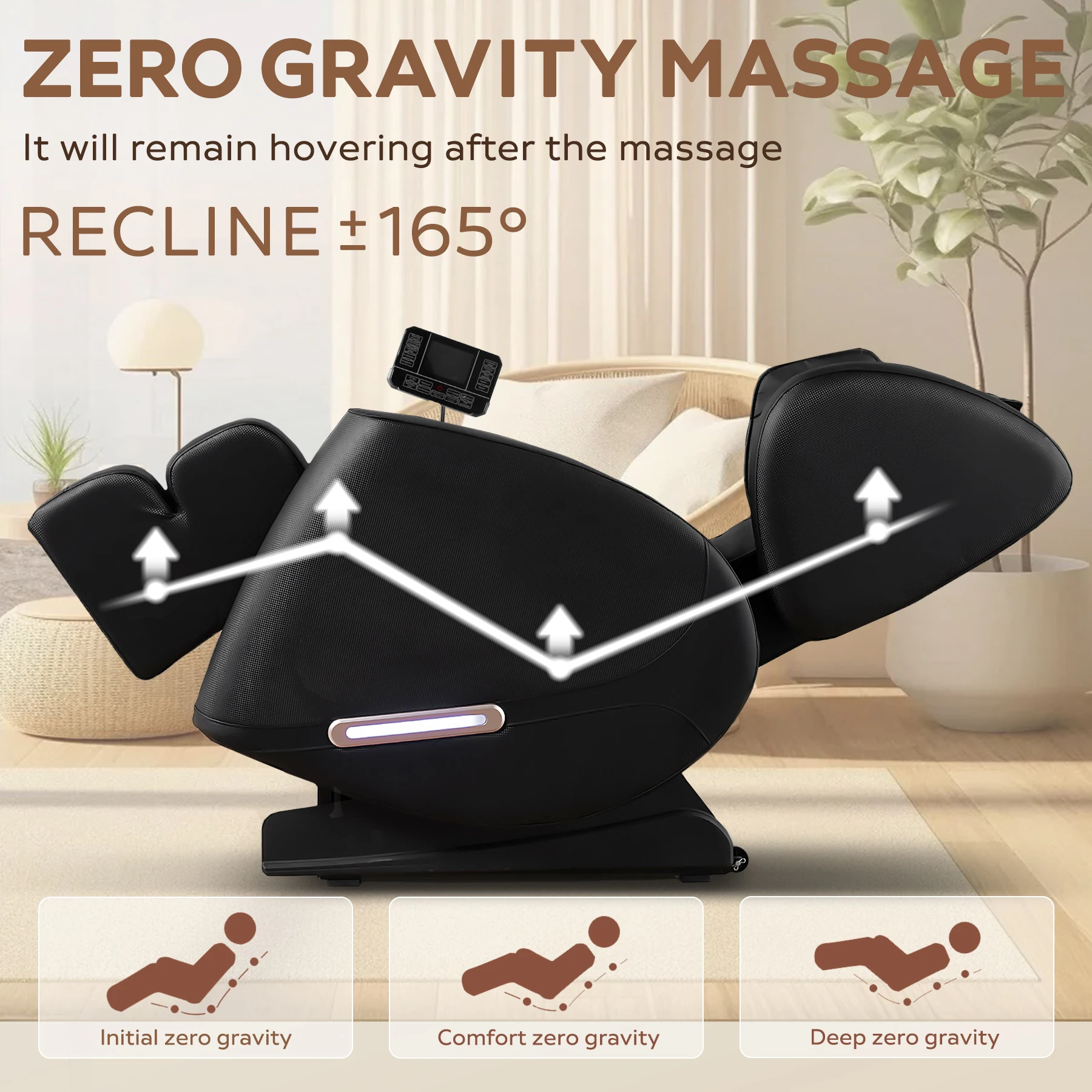 Zero Gravity Full Body Massage Chair with Bluetooth