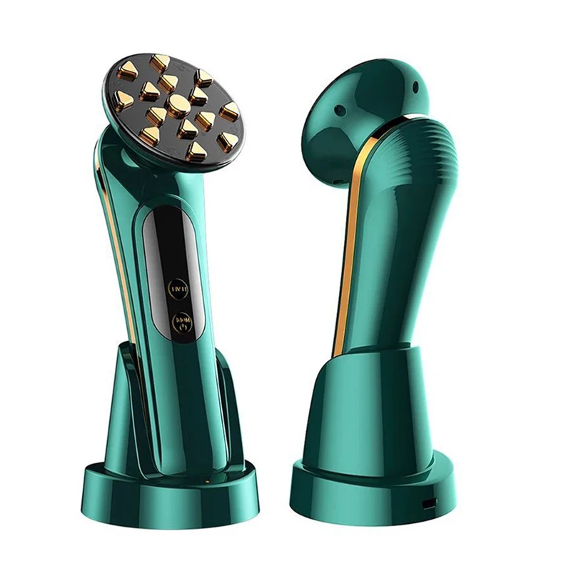 

2024 Hot Selling Wrinkle Removal Gold Beauty Instrument Face Lifting Device Facial Rf Ems Beauty Skin Tightening Device