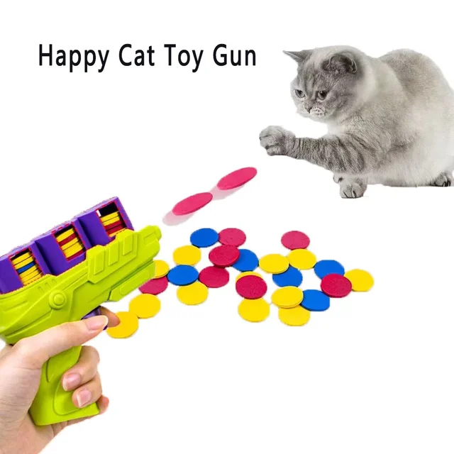 Funny Cat Toys Creative Turnip Gun Reusable Foam disc Pet Hunting Interactive Toy Dog Cat Pet Supplies Funny Cat Toys Creative Turnip Gun Reusable Foam disc Pet Hunting Interactive Toy Dog Cat Pet Supplies