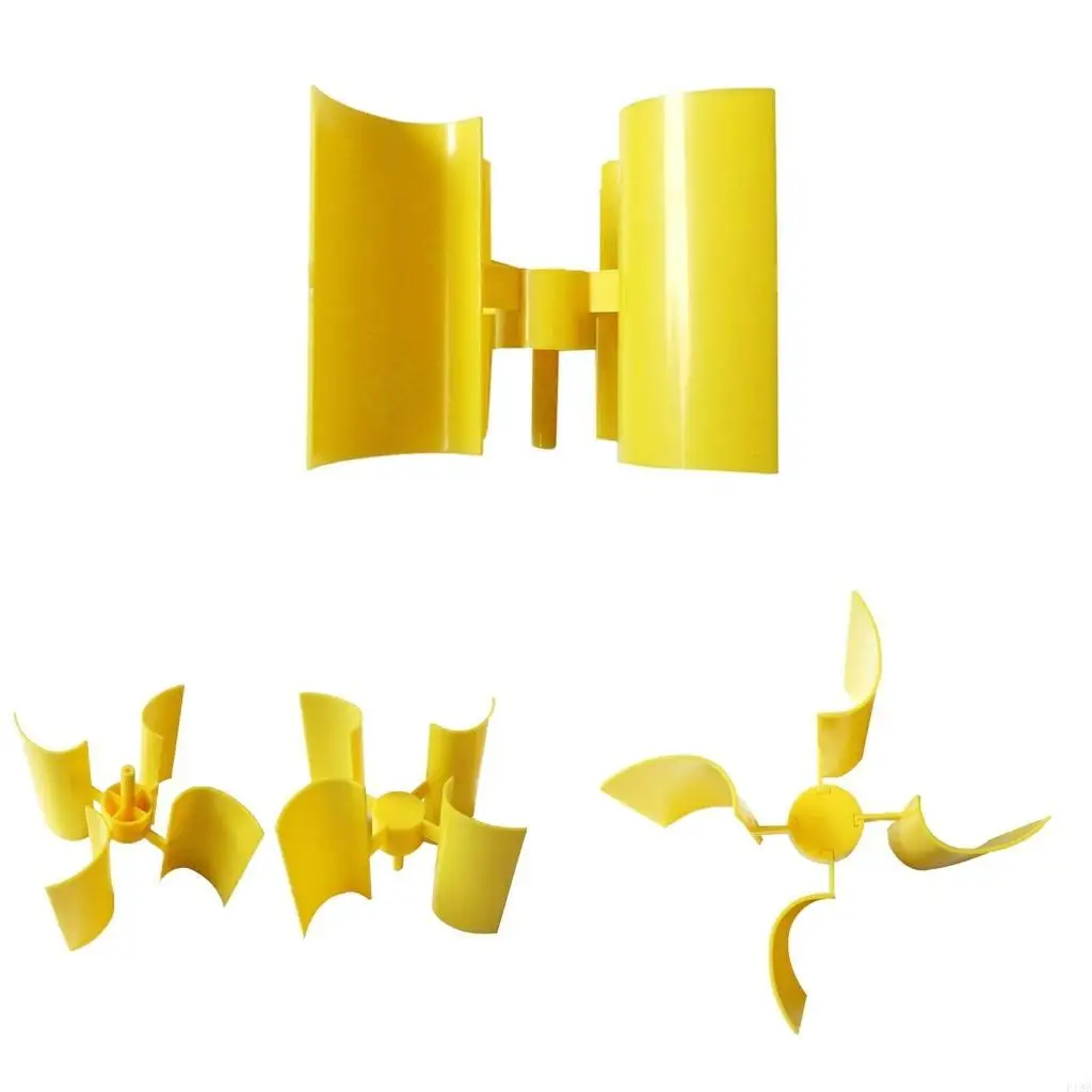 Q22B เครื่องกำเนิดลมขนาดเล็กพัดลมไฟฟ้าไมโครมอเตอร์กังหันลมกังหันลม LED ชุดไฟ DIY 1