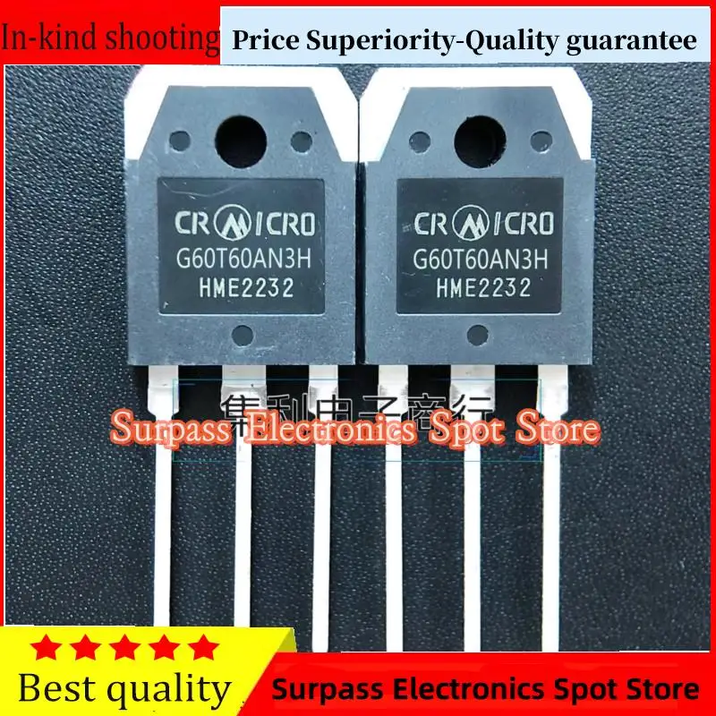 

10 шт.-100 шт. G60T60AN3H IGBT 60A/600V TO-3P CRG60T60AN3H гарантия превосходства качества