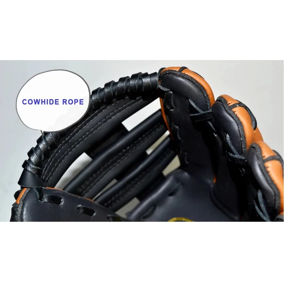Baseball Gloves For Men Sports Sweat absorbing Two-layer Leather School Match Adult Youth 12.5'' Baseball Glove Equipment