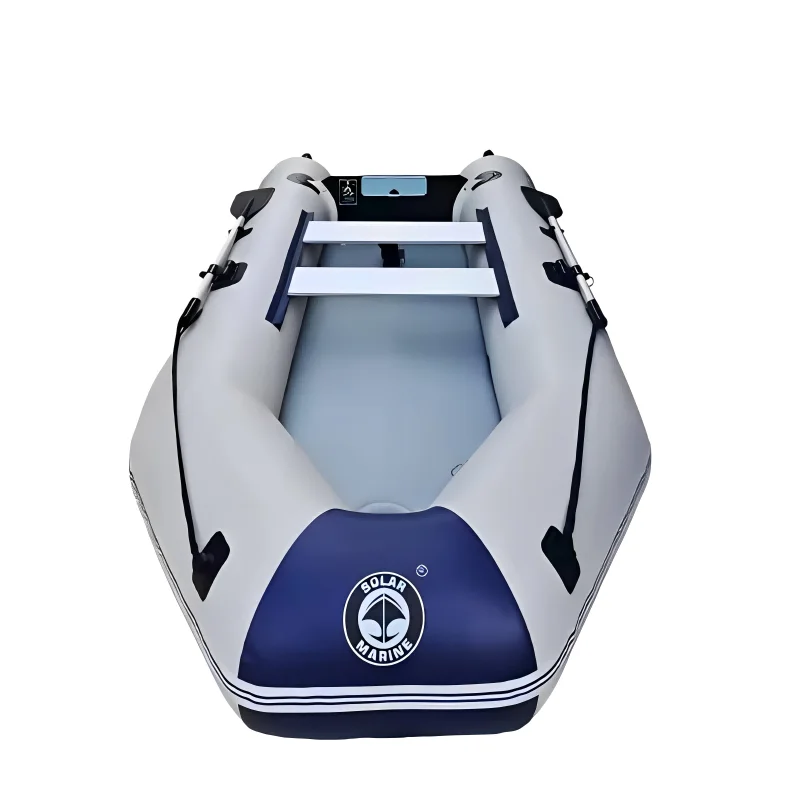 SOLAR MARINE 2.7M PVC Inflatable Assault Fishing Boat Racing Boats and Kayak Safety Portable IB for Adult Outdoor Watersport