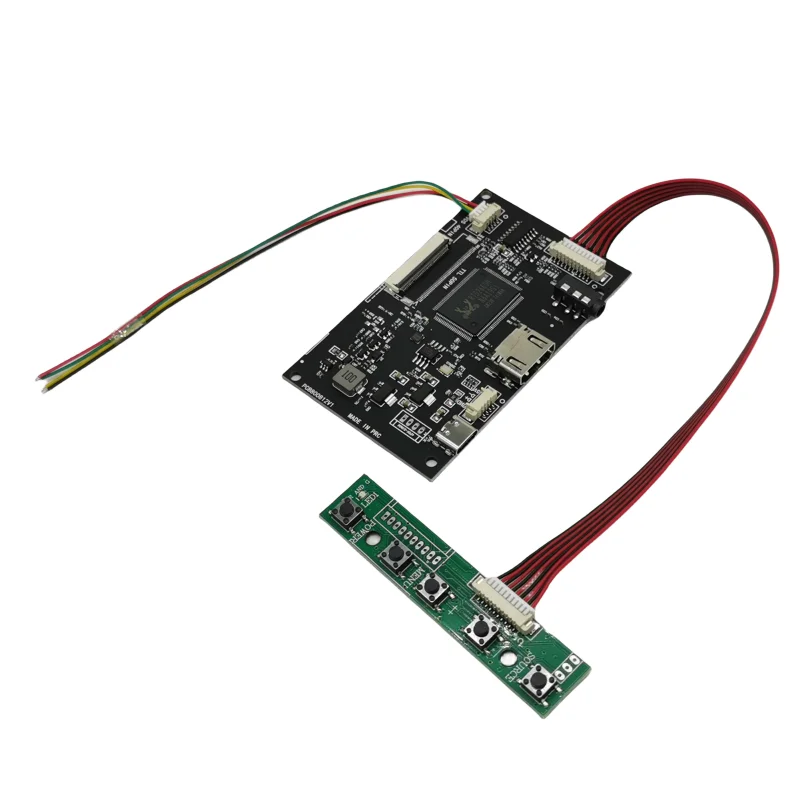 HDMI-compatible + Audio LCD driver board + 7 inch LCD panel 1024 * 600 USB 5V DYI kits for Raspberry Pi 3B 2