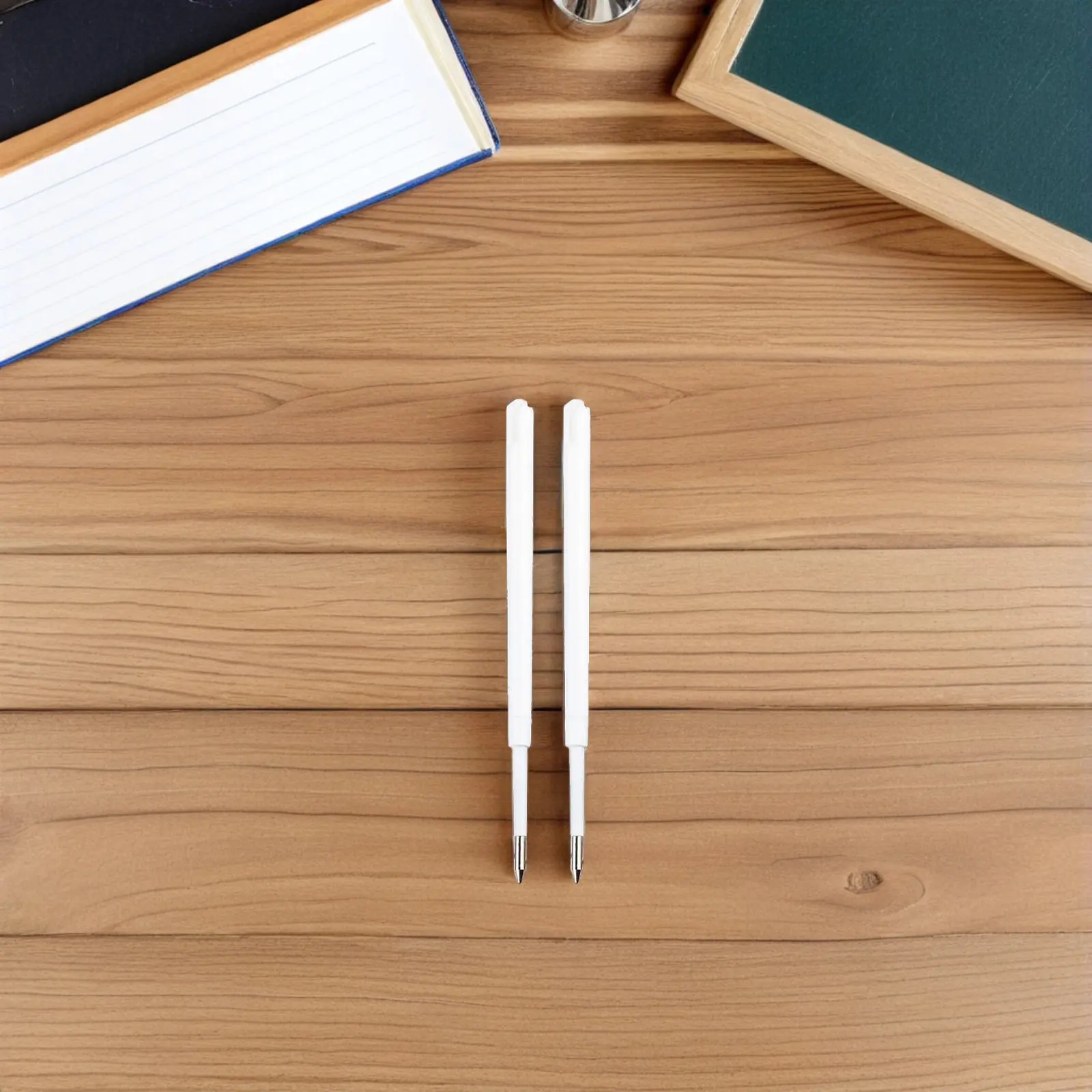 100Pcs 볼펜 리필 검정 잉크 1.0mm 팁 개폐식 펜 교체 사무실 학교 쓰기 부드러운 리필 카트리지