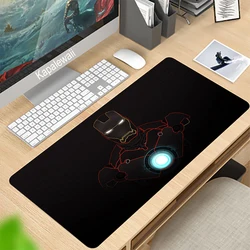 Grand tapis de souris Iron Man, accessoire de bureau et de jeu, Surface d'ordinateur XXL 800x300 