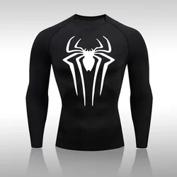 New Compression Shirt Men Fitness Gym Super Hero Sport Running T-Shirt Rashgard Tops Tee Quick Dry Short Sleeve T-Shirt For Men