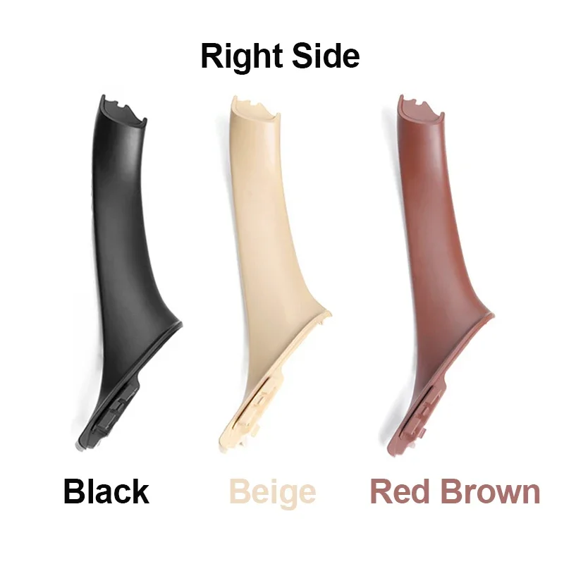 Beige and Black Interior Car Door Handle Trim Cover