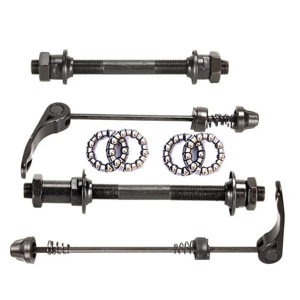 1 Set MTB Bike Axle Front Rear Quick Release Skewers Tools With 25mm 1/4 Hub Bearings For 6 7 8 Speed Universal Bicycle Parts bicycle quick release skewer
