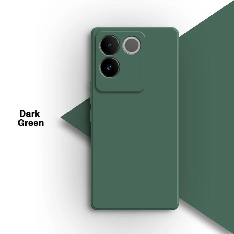 Enhanced Liquid Silicone Shockproof Phone Case with Global Lens Protection