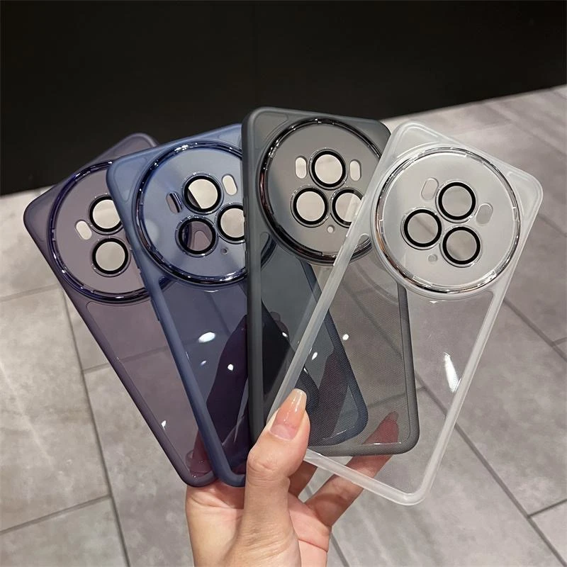 Transparent TPU Silicone Case with Camera Protection