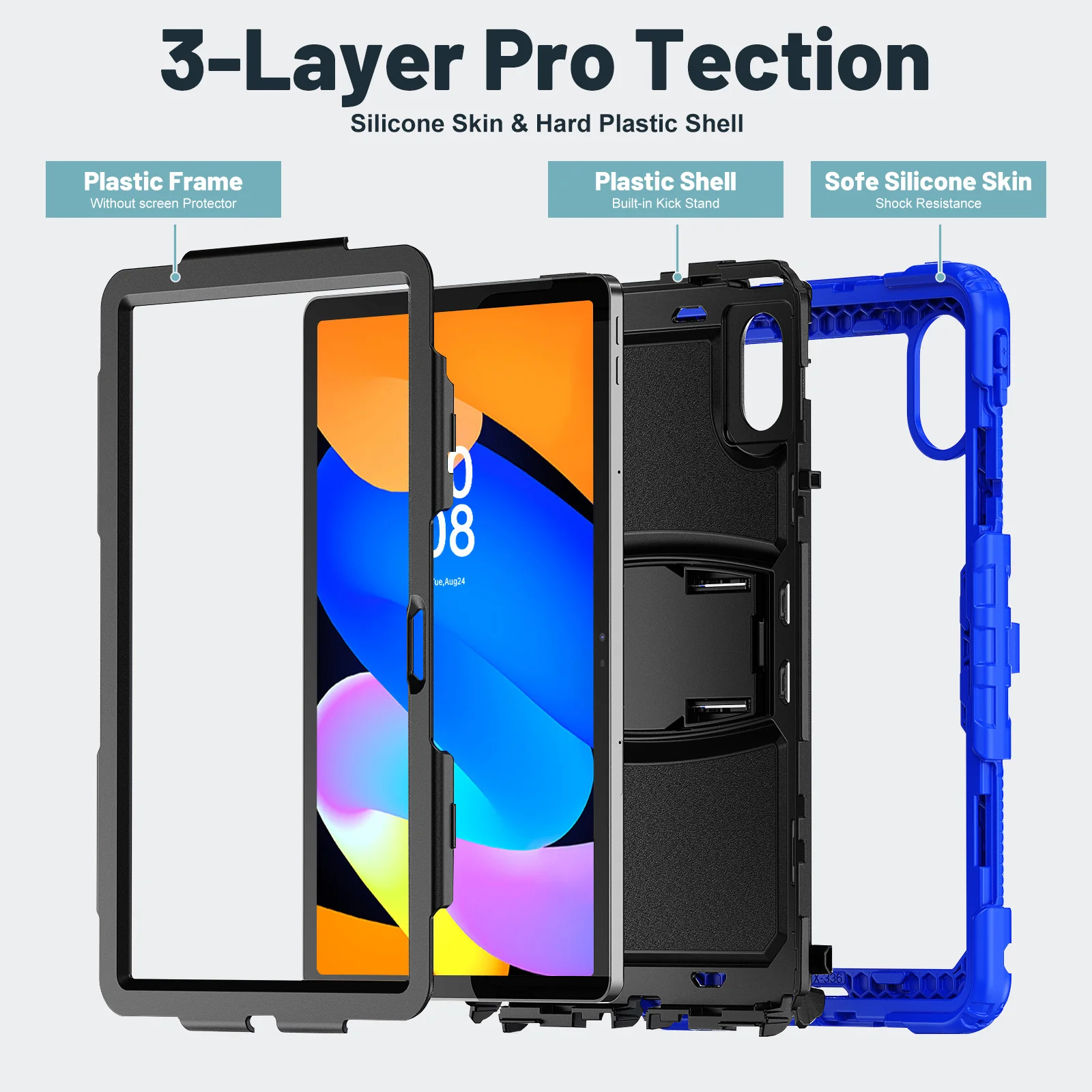 Shockproof Armor Case with Kickstand