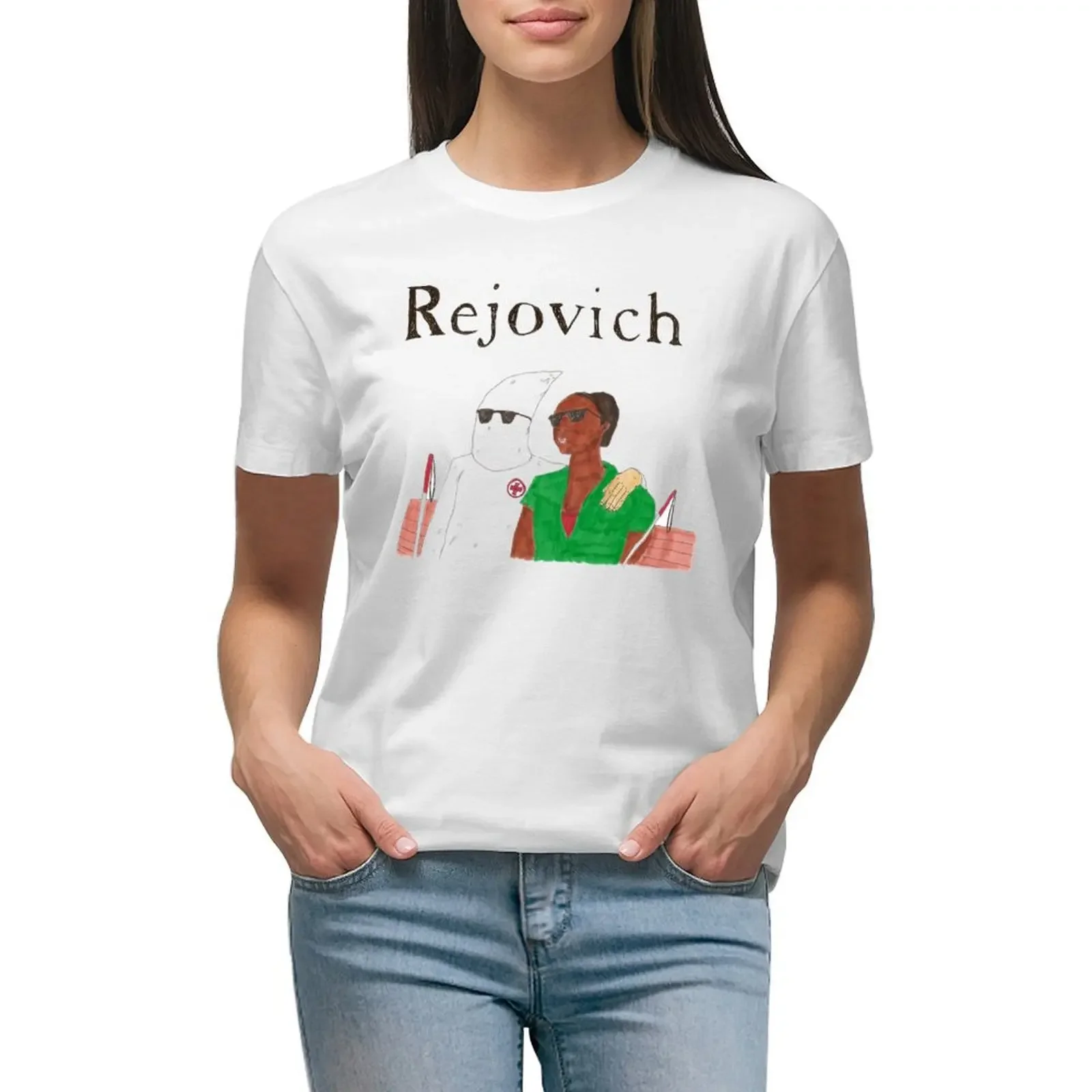 Rejjie Snow Et T-Shirt Animal Print Shirt Per Ragazze Top Ariat Shirts For Women