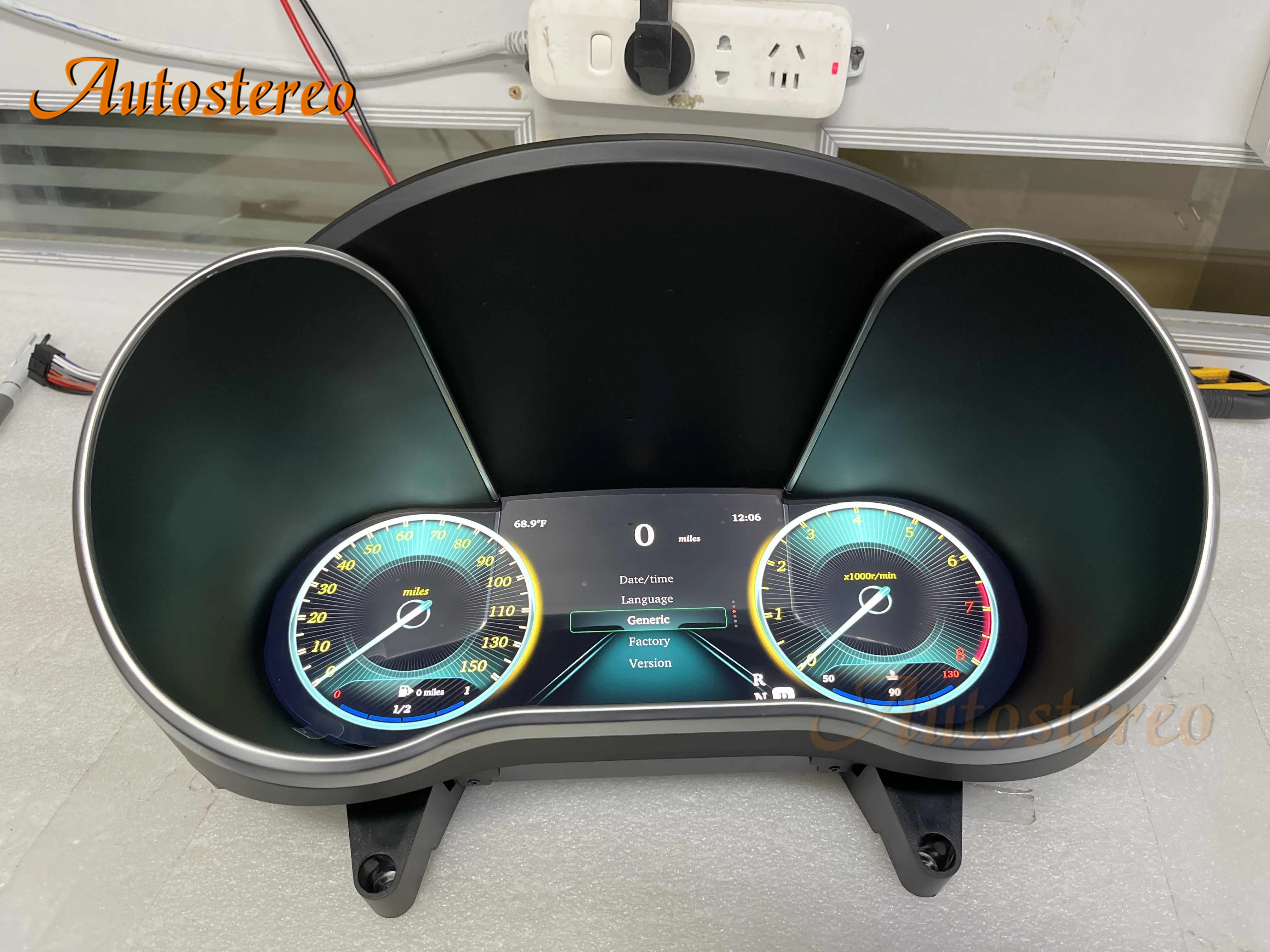 Car Digital Cluster Virtual Cockpit For Mercedes Benz C W205 GLC X205