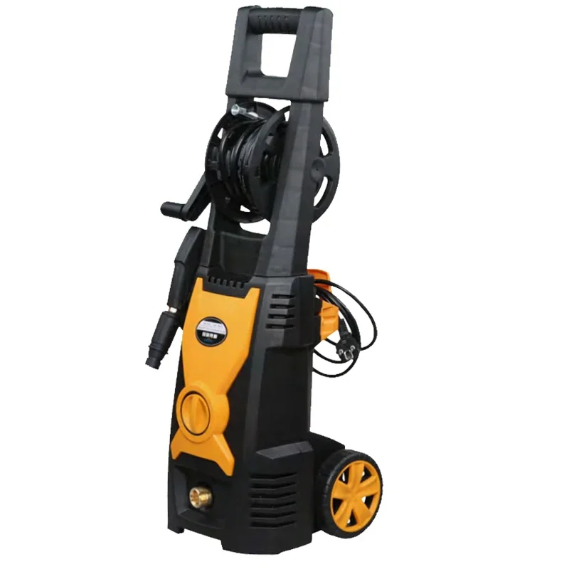 Sonlin 1800W Induction Motor 140Bar Yellow Portable High Pressure Car Washer 220-240V/50HZ 6.3L/min Car Wash Machine Automatic 4