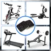 4/6 Pcs Exercise Equipment Mat Treadmill Pads Floor Rubber Mats for Home Gym Fitness Hardwood Floor Protection Anti Slip 4