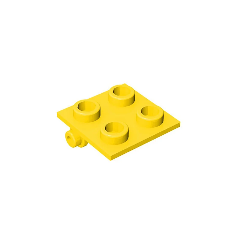 50개 6134 힌지 브릭 2x2 상판 브릭 컬렉션 대량 모듈식 GBC 장난감 기술 MOC 빌딩 블록 호환
