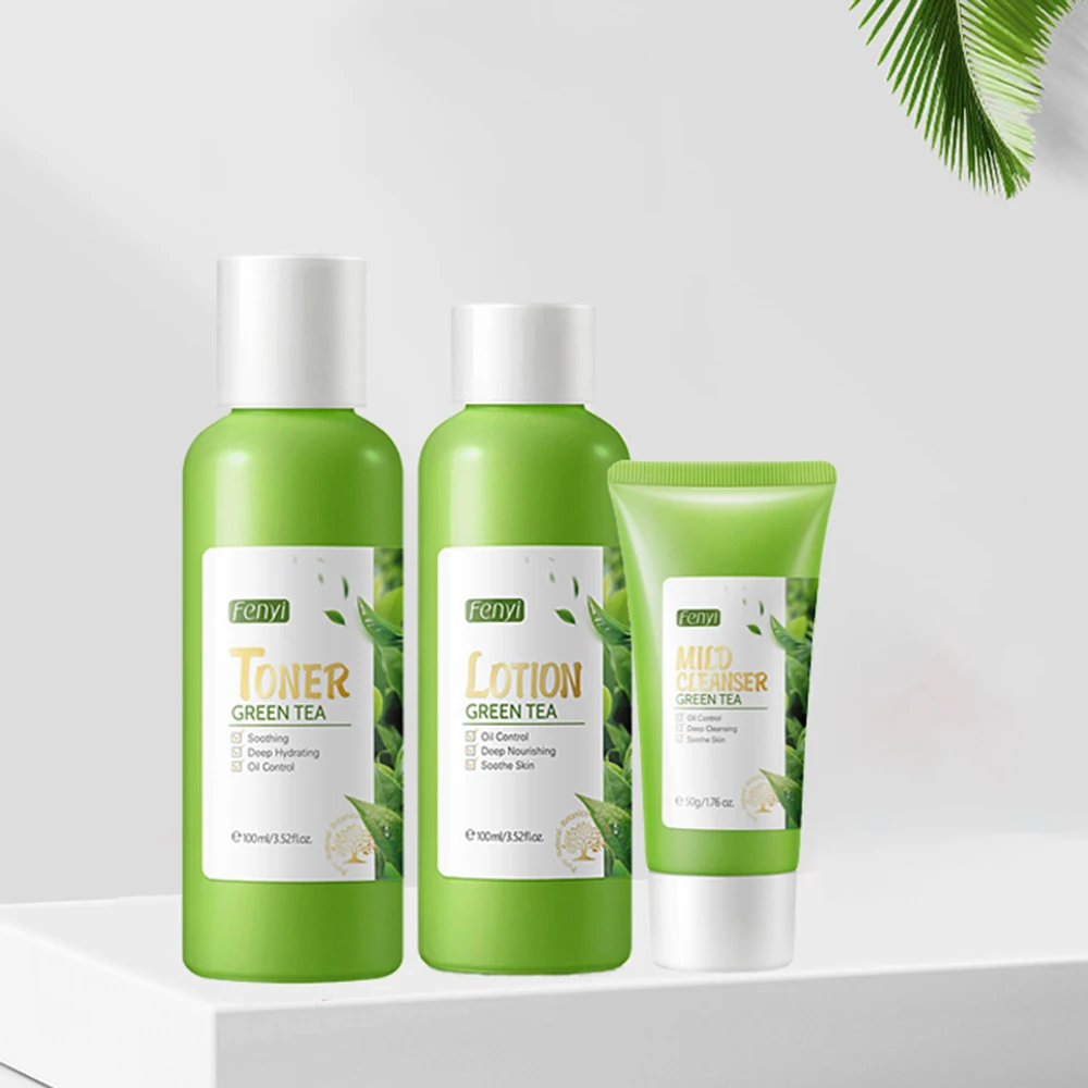 GreenTeaFacialMoisturizerSerumLotionTonerOilControlFace