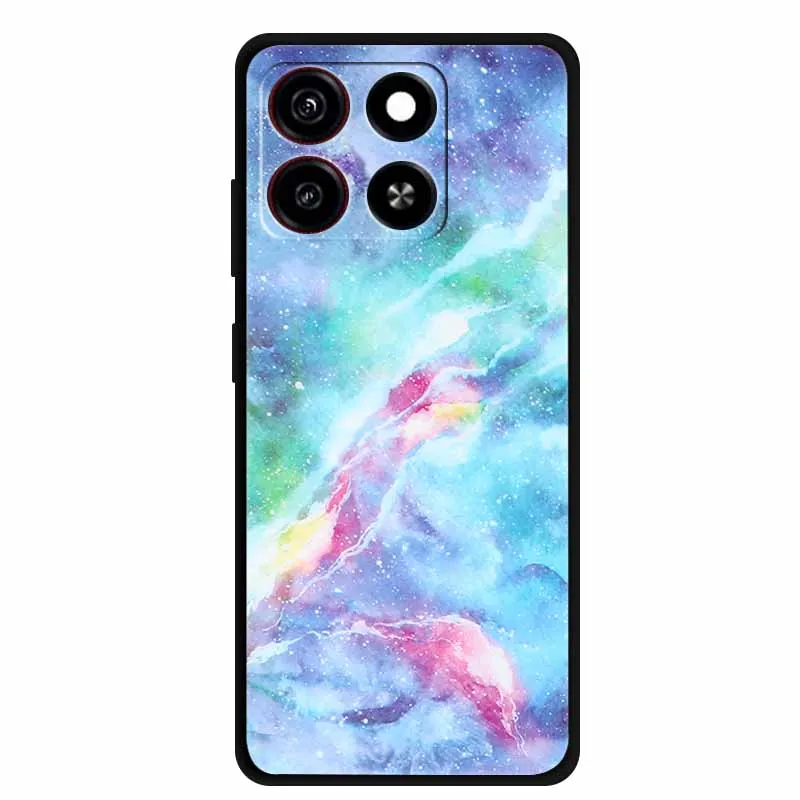 Marble Astronaut Shockproof TPU Soft Silicone Phone Case - 6.75