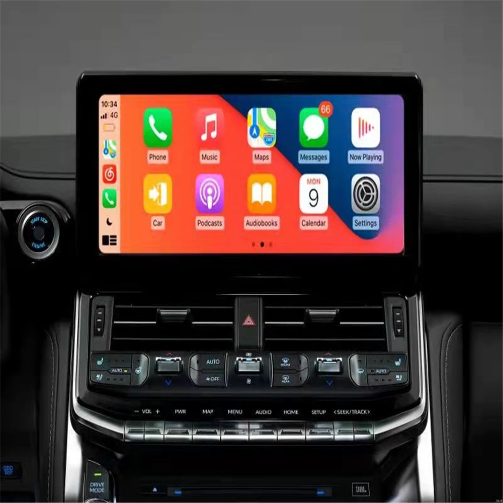 

Android 10 6 + 128 для Toyota Land Cruiser 300 2021 2022 LC300, автомобильный GPS-навигатор, мультимедийный плеер, головное устройство, радио, магнитофон
