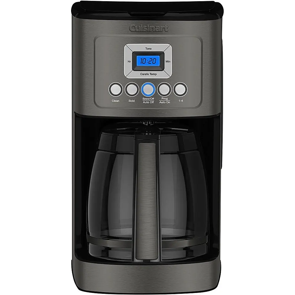 

HAOYUNMA 14-Cup Coffee Maker with Water Filtration - Black Stainless Steel