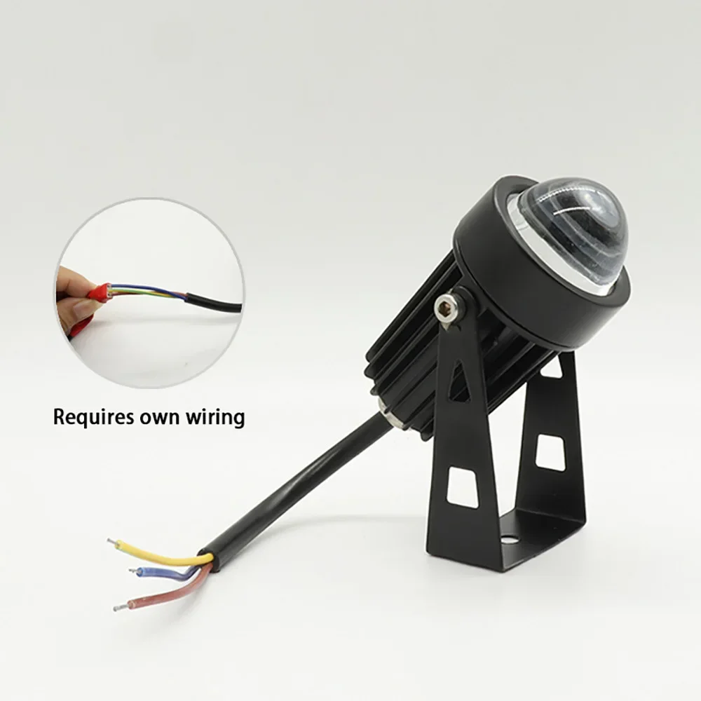 Description Picture 5 of itemOutdoor LED Wall Spotlights 3W 9W Landscape Lighting 220V Red Green Blue RGB Spotlights IP66 Waterproof a Beam of Light