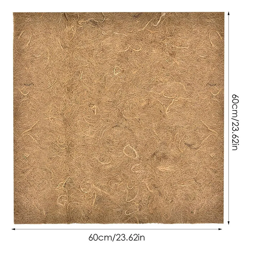 Jute Fiber Mat Worm Box Blanket All-Natural Biodegradables Jute Fiber Mat keep your worm box moister and darker.
