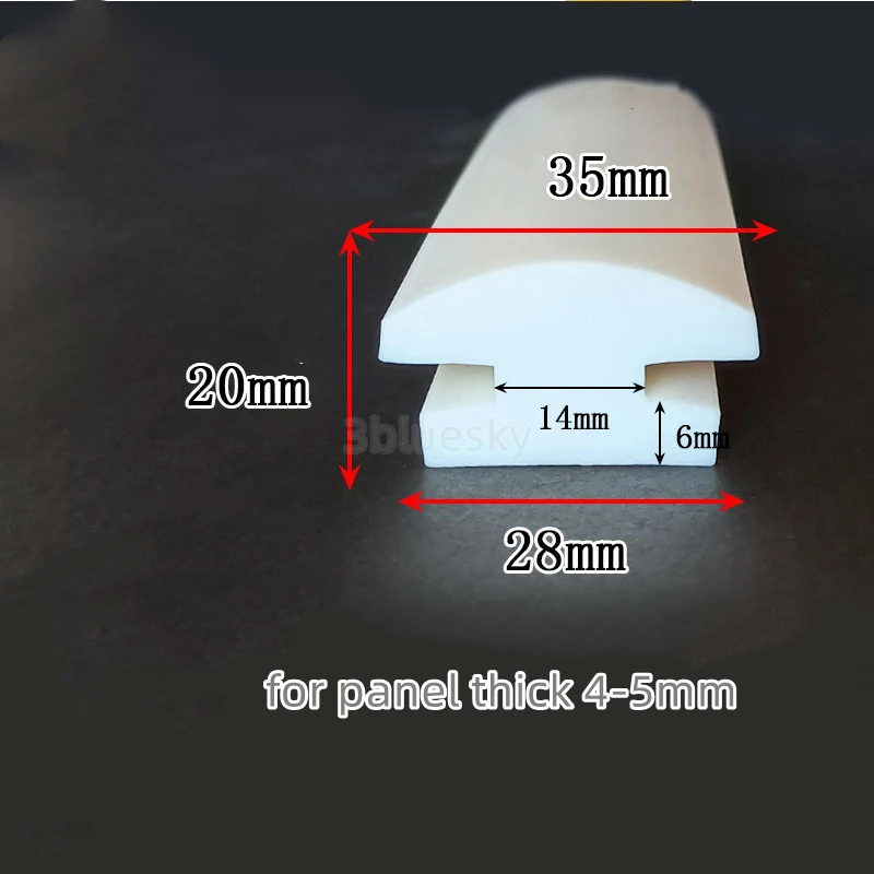 Edge Encloser Shield para Vidro, Painel De