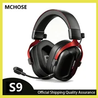 MCHOSE S9 Headset Gaming Headphones Wired Bluetooth Computer USB Wireless With Microphone Triangle Mode Three Simulation